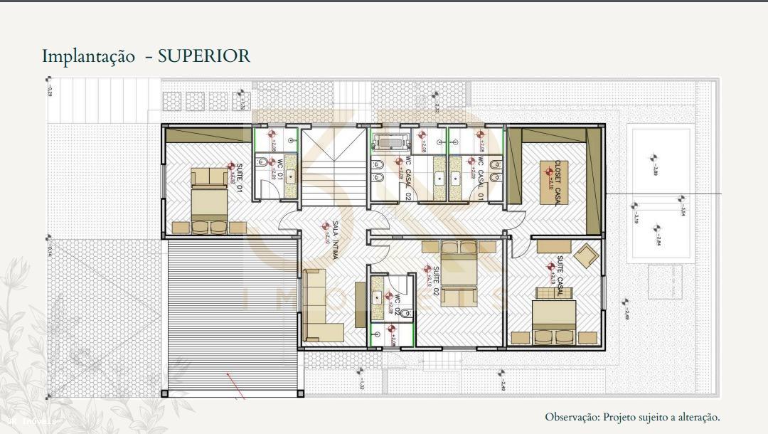 Casa de Condomínio, 3 quartos - Foto 12