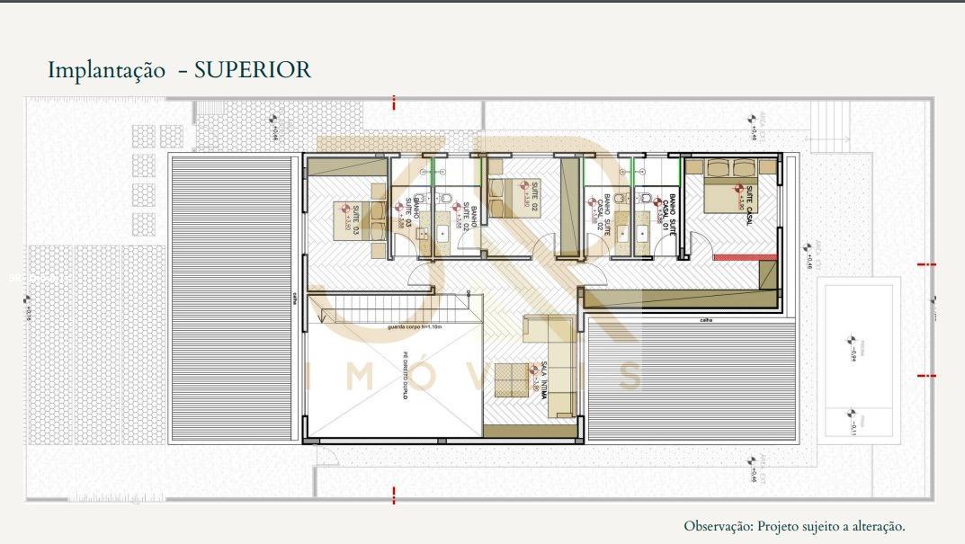 Casa de Condomínio, 4 quartos - Foto 11