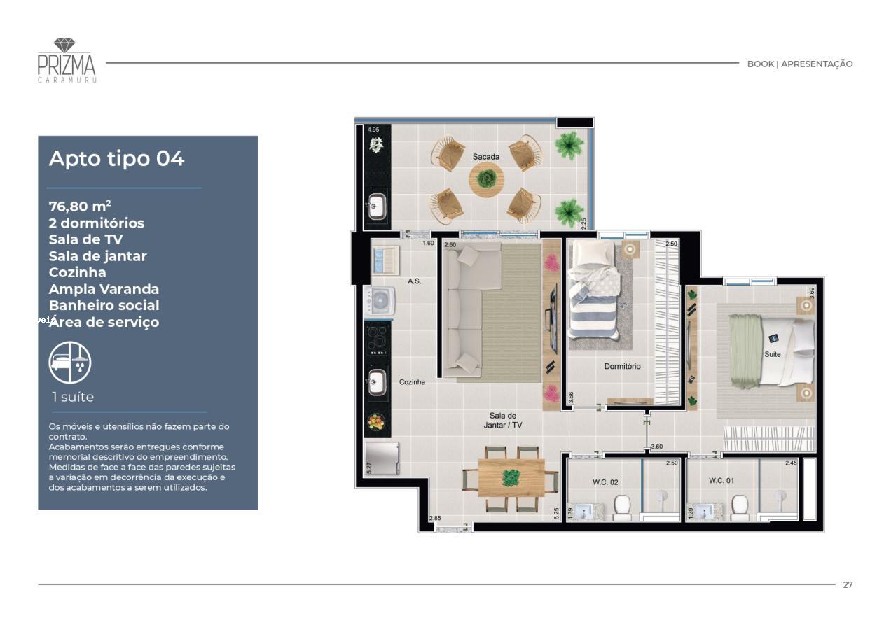 Apartamento, 3 quartos, 77 m² - Foto 11