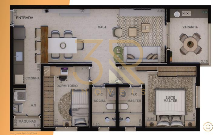 Apartamento, 2 quartos, 72 m² - Foto 14